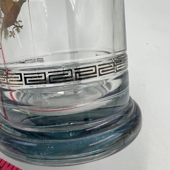 Vintage Princess House Pheasant Crystal Stein Mug Beer Sportsman Fowl Hunting - Picture 3 of 9